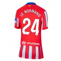 Atletico Madrid Robin Le Normand #24 Hjemmedrakt Dame 2024-25 Kortermet